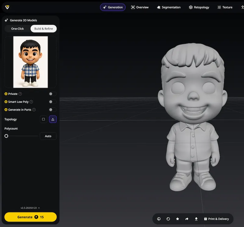 CharTo3DModel